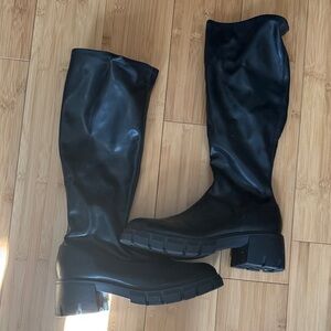 Madden Girl Hart Boots Knee High Lug Sole Boots